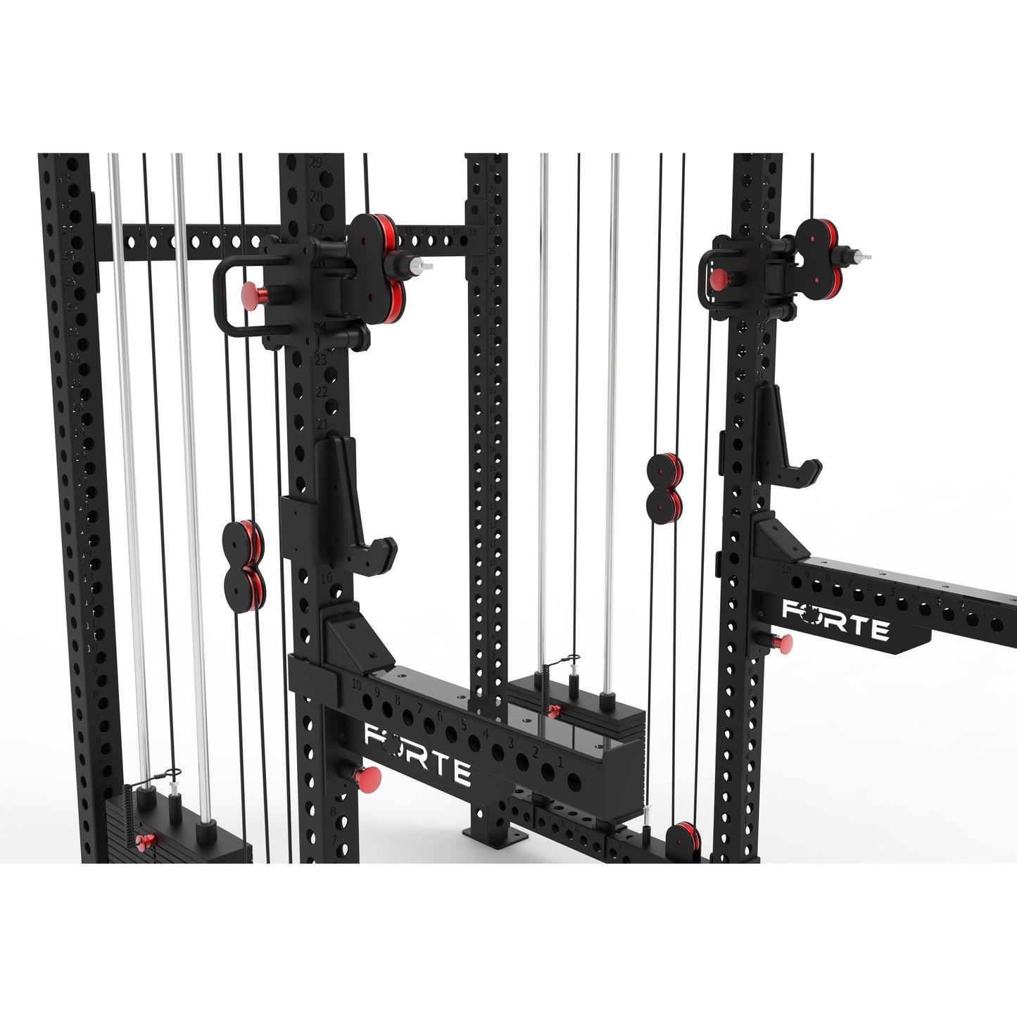 BlackForgeStation 3-in-1 Multi Functional Trainer Rack System