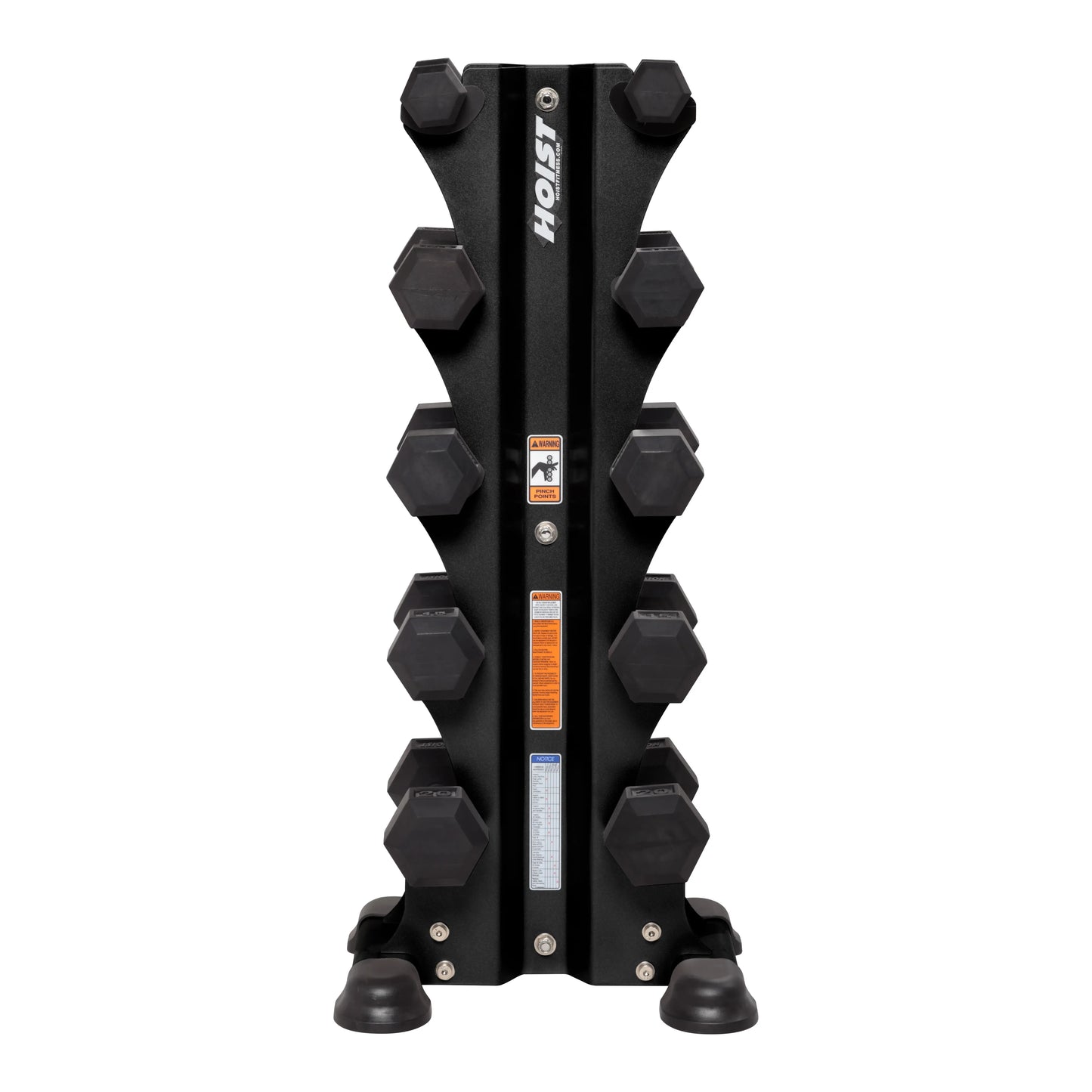 Hoist Vertical Dumbbell Rack- 5 pair