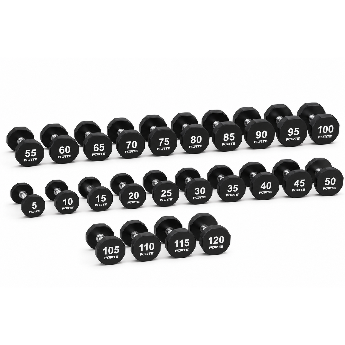 12 Sided Urethane Commercial Dumbbell Sets - coming soon