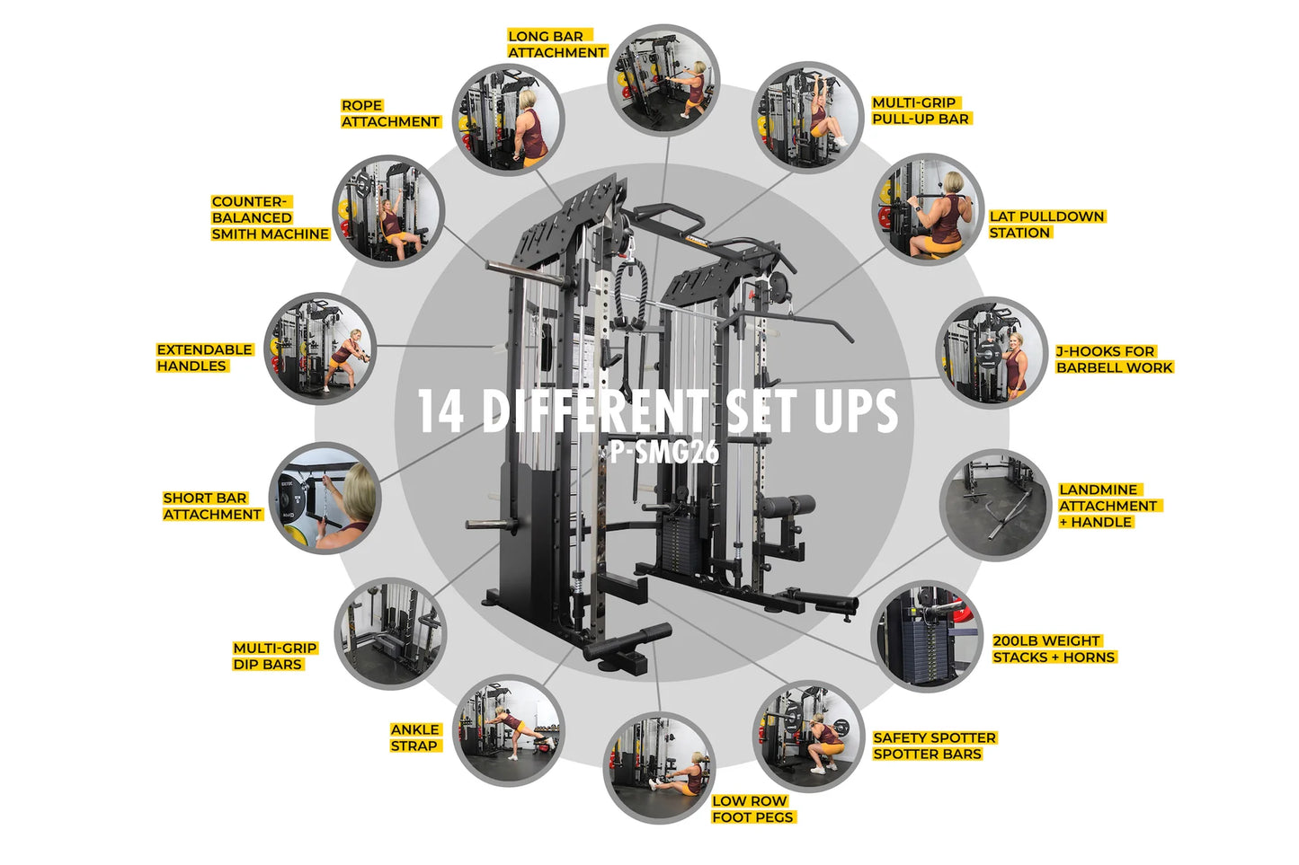 Powertec Multi Smith Gym System