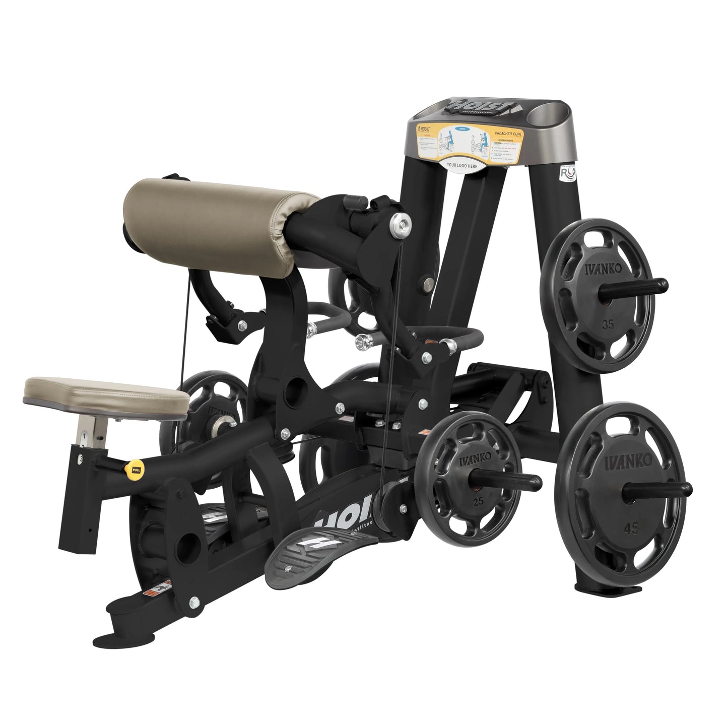 Hoist Roc-It Plate Loaded Bicep Curl