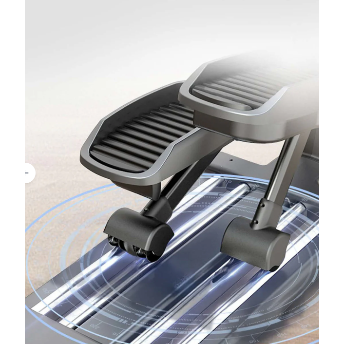 VO3 E5 Commercial Elliptical Trainer – Self-Powered 20” Stride, 32 Resistance Levels, 15” LED Console