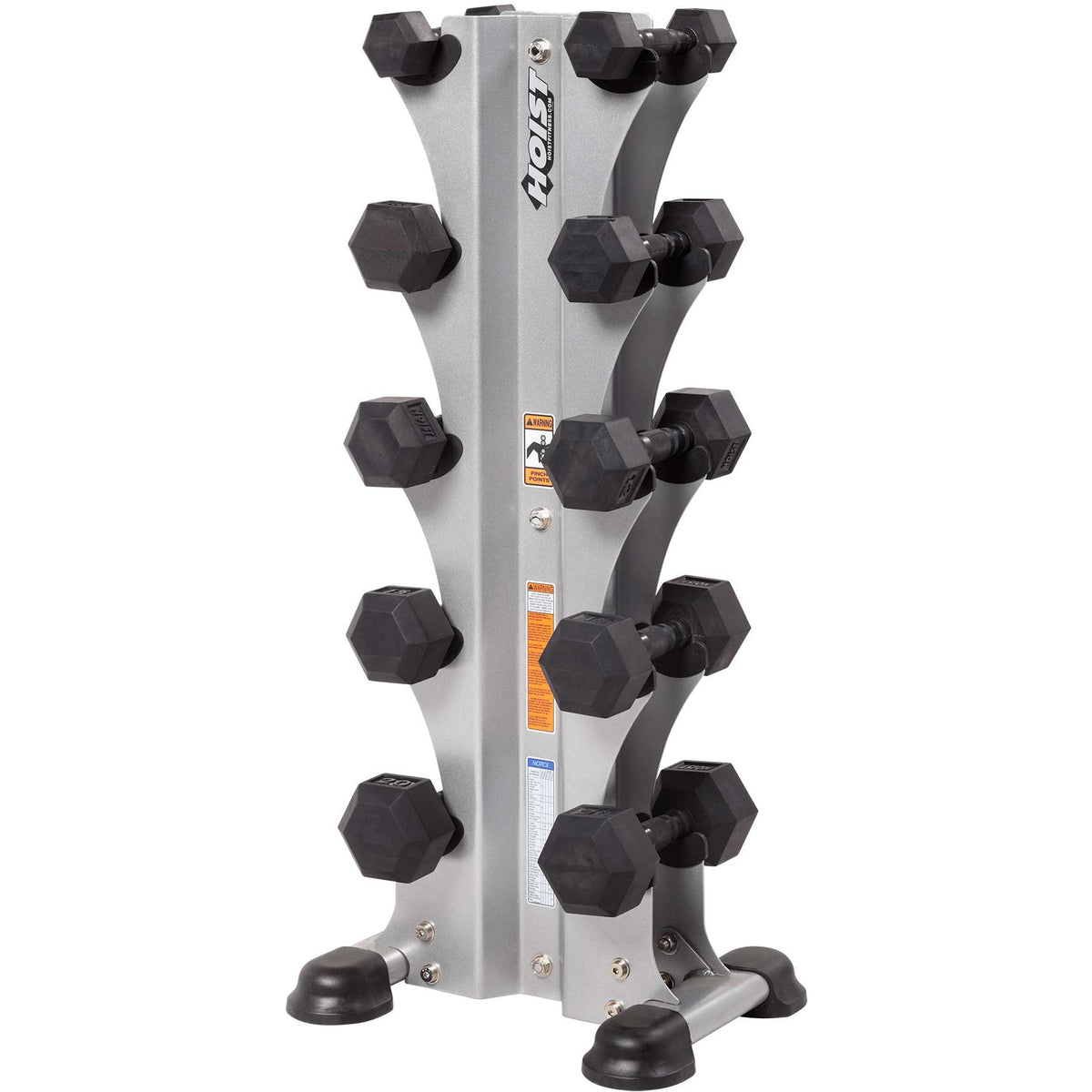 Hoist Vertical Dumbbell Rack 5 pair Forte Fitness Equipment