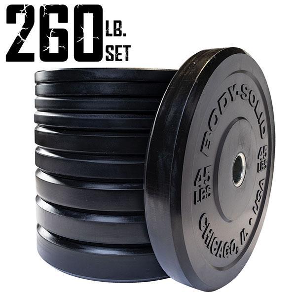 Chicago Extreme Hi Temp Bumper Plate Sets - Black