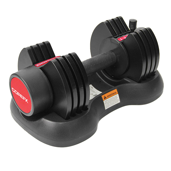 COREFX Adjustable Dumbbell Pair- 25lb