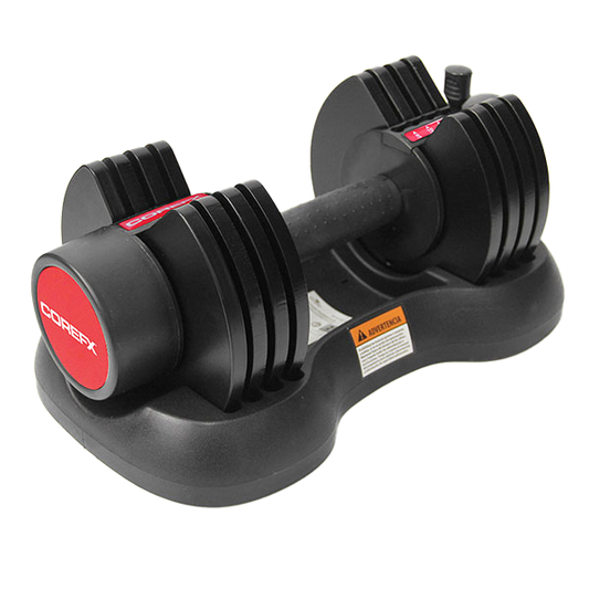 COREFX Adjustable Dumbbell Pair- 25lb
