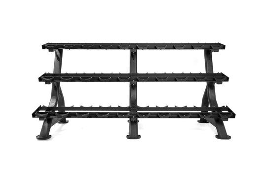 Commercial 3 tier Dumbbell Rack-15 pair