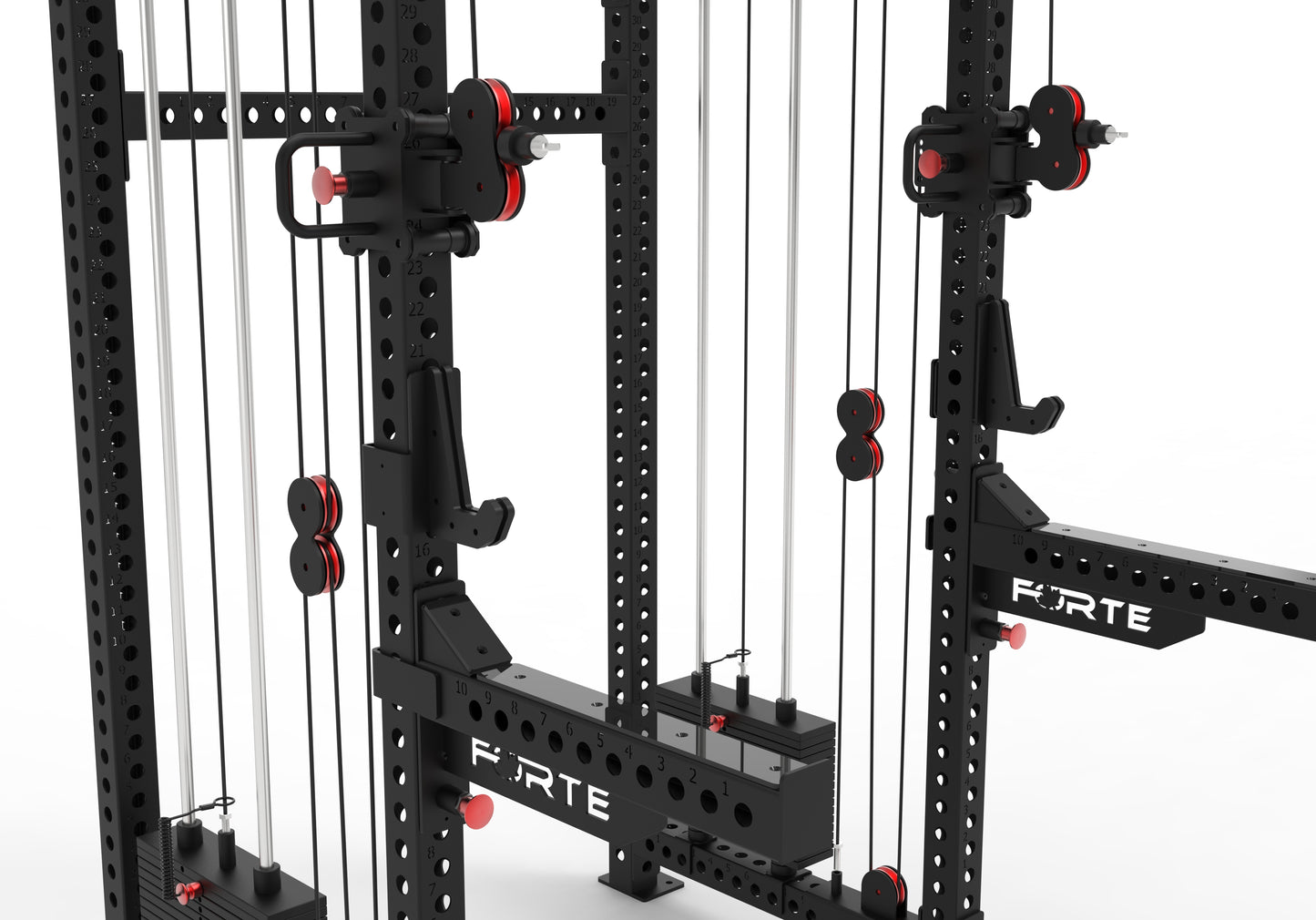 BlackForgeStation 3-in-1 Multi Functional Trainer Rack System