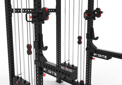 BlackForgeStation 3-in-1 Multi Functional Trainer Rack System