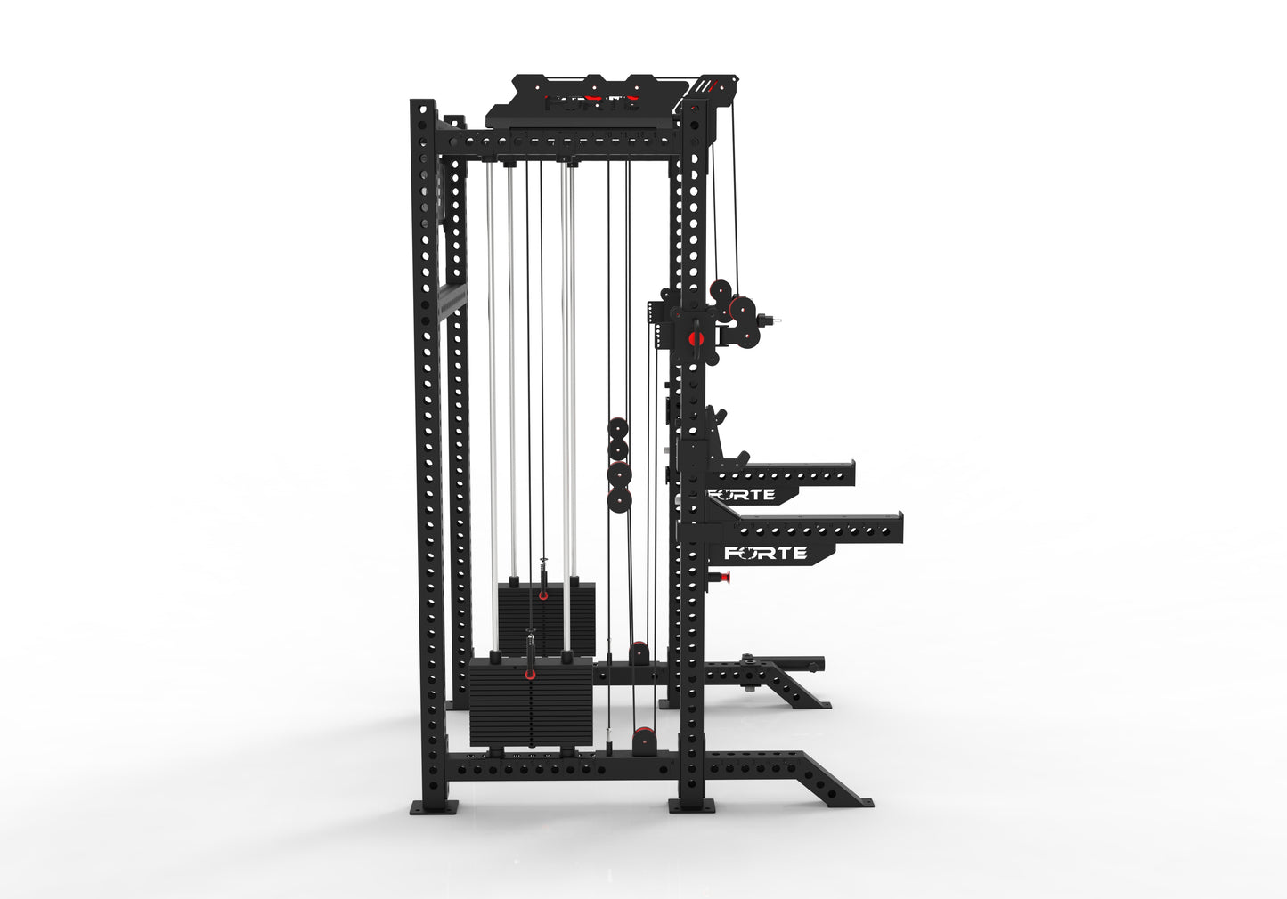 BlackForgeStation 3-in-1 Multi Functional Trainer Rack System