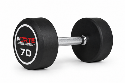 Commercial Rubber Round Dumbbell Set