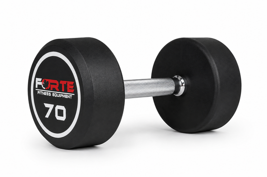 Commercial Rubber Round Dumbbell Set