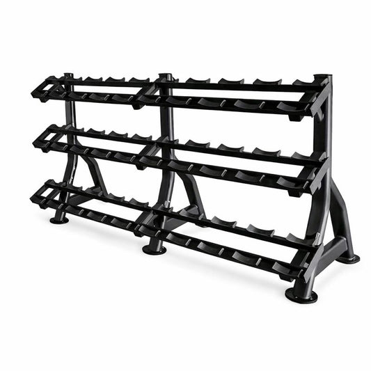 Commercial 3 tier Dumbbell Rack-15 pair