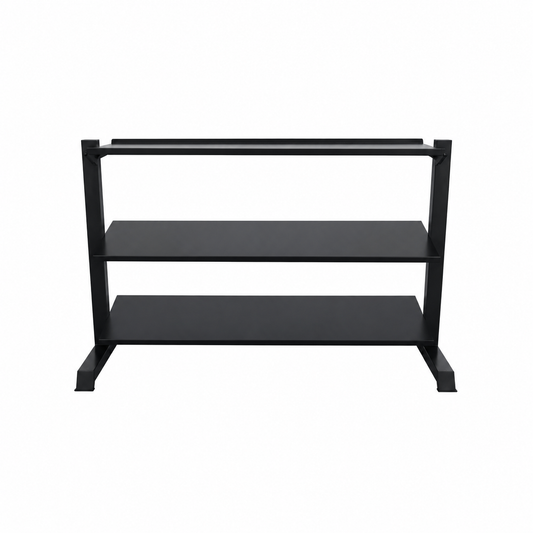 Dumbbell Rack with Bonus Storage Shelf