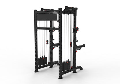 BlackForgeStation 3-in-1 Multi Functional Trainer Rack System