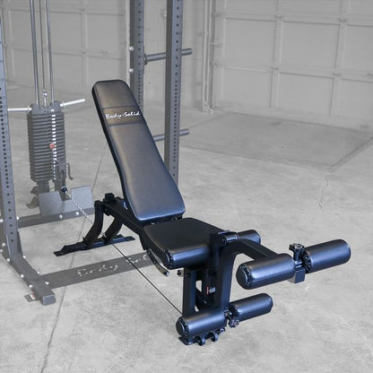 BodySolid Leg Ext. Curl Bench Attachment