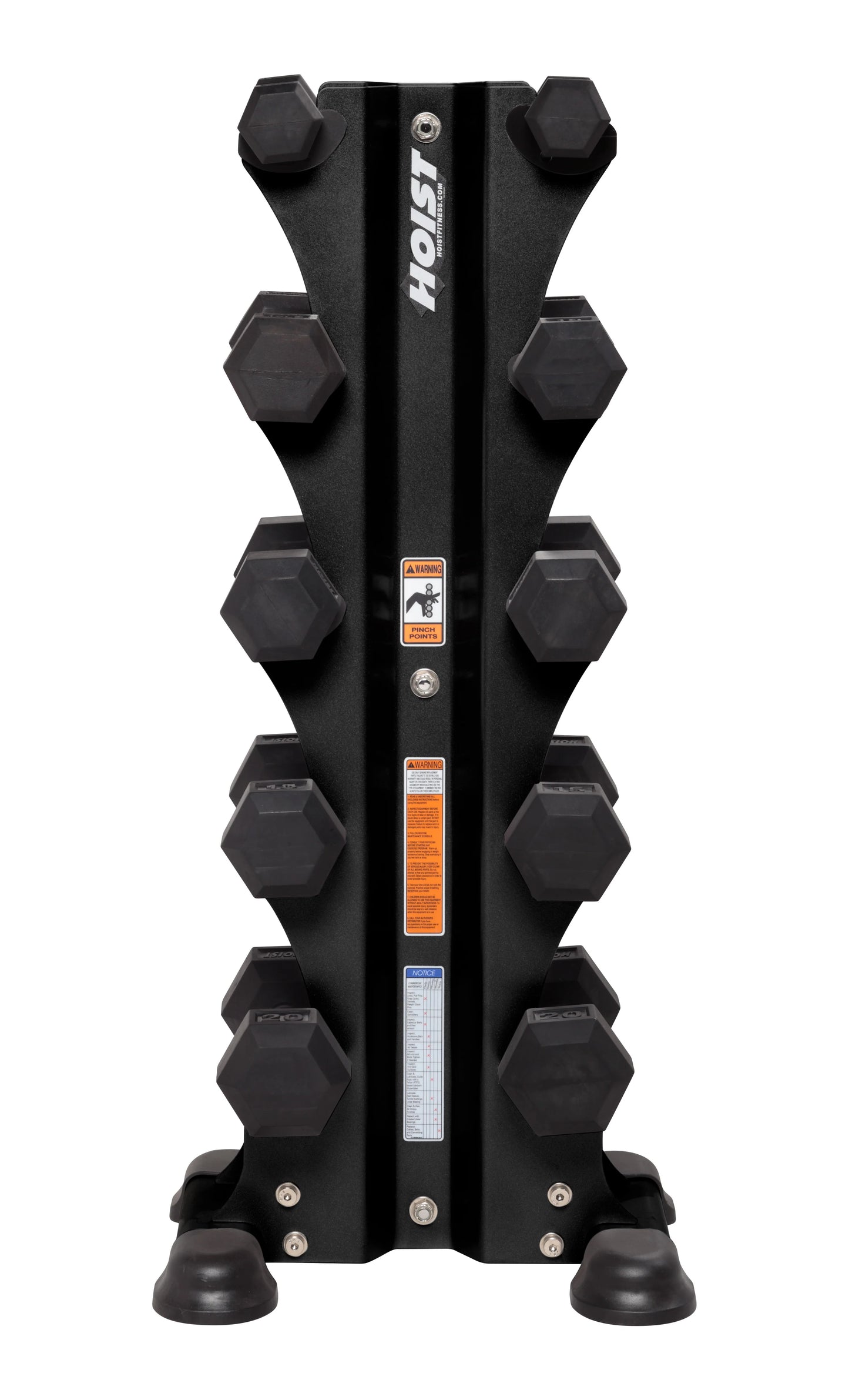 Hoist Vertical Dumbbell Rack- 5 pair