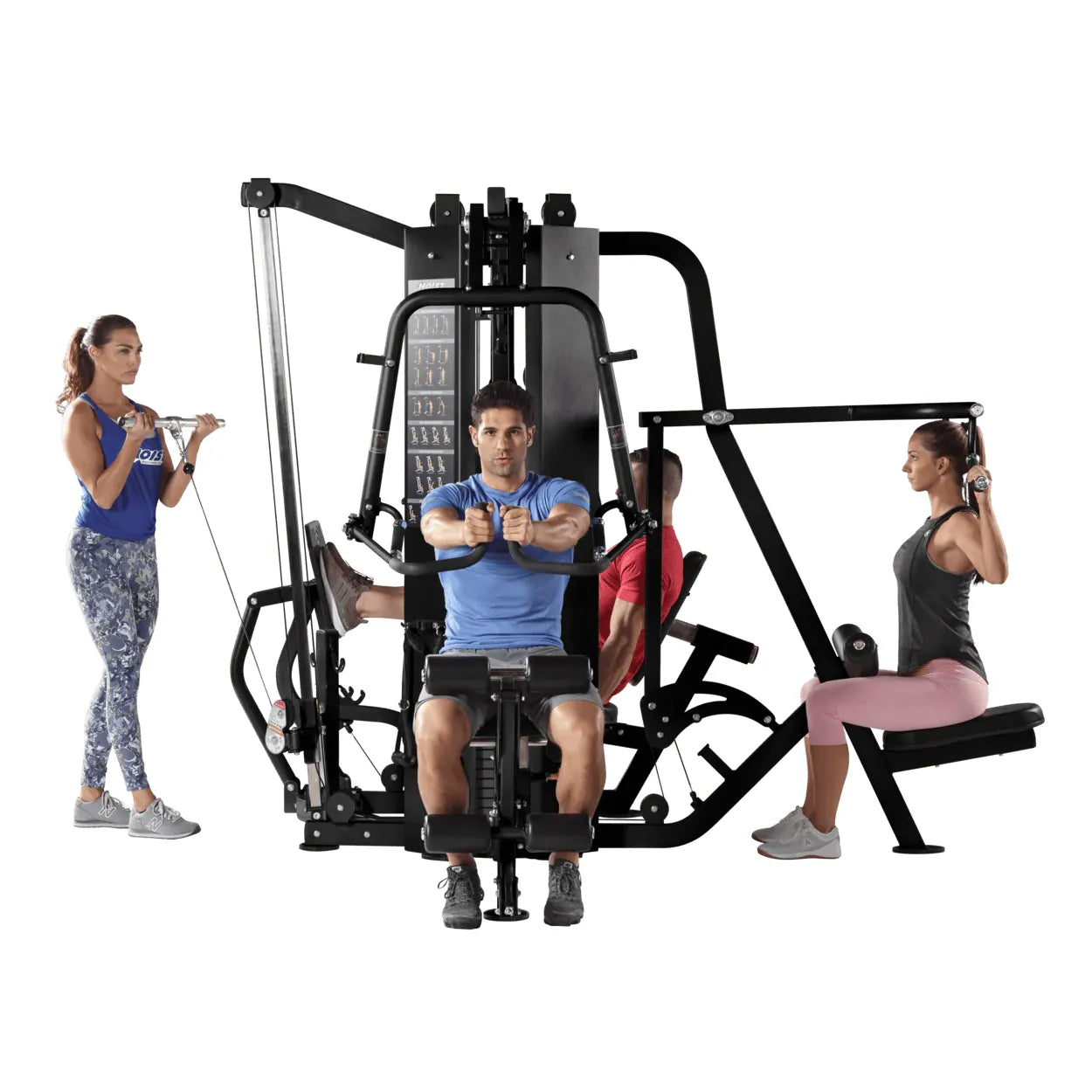 H-4400 4 Stack Light Commercial Multi Gym