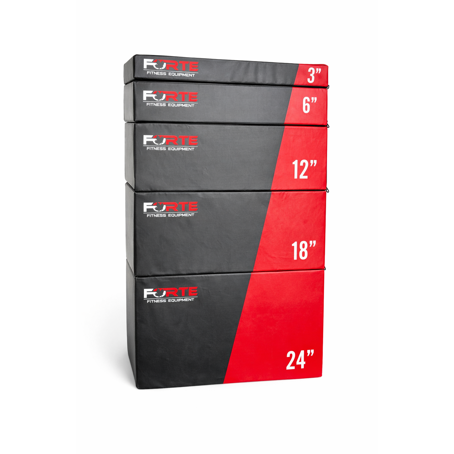 Forte Fitness Stackable Plyo Box Set- new