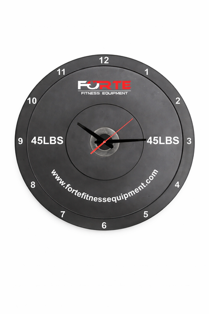 Bumper Plate Wall Clock