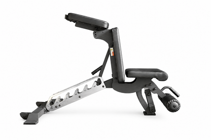Commercial Pro-Series 2- Decline to Flat to Incline Bench with Articulating Headrest