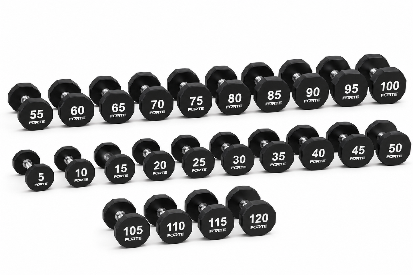 12 Sided Urethane Commercial Dumbbell Sets - coming soon