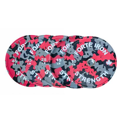 Canada Camo Special Edition Hi Temp Color Bumper Plate 260lb Set