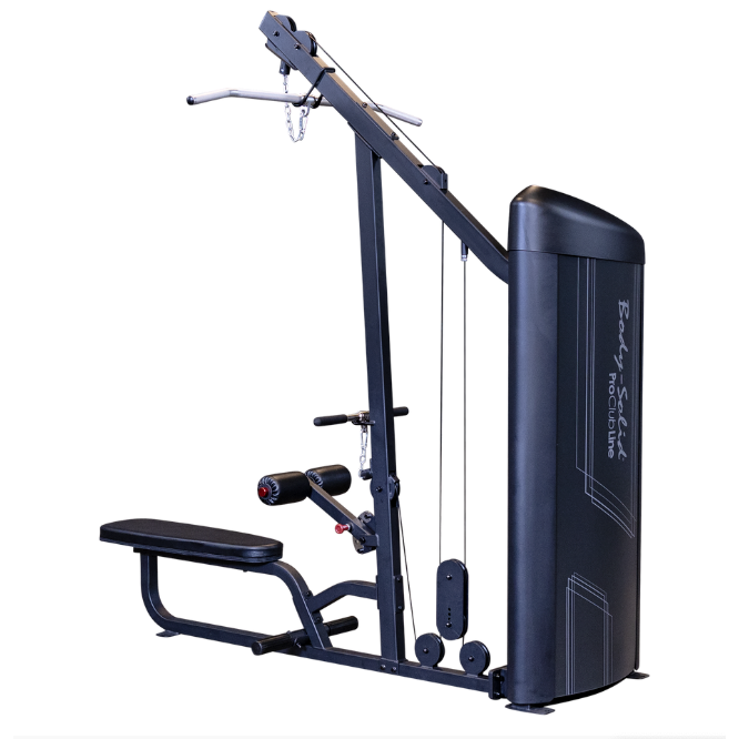 Body-Solid Pro ClubLine Series II Lat Pulldown & Mid Row – Full Commercial Dual-Function Back Machine (160lb or 235lb Stack)