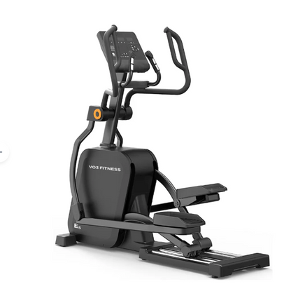 VO3 E5 Commercial Elliptical Trainer – Self-Powered 20” Stride, 32 Resistance Levels, 15” LED Console