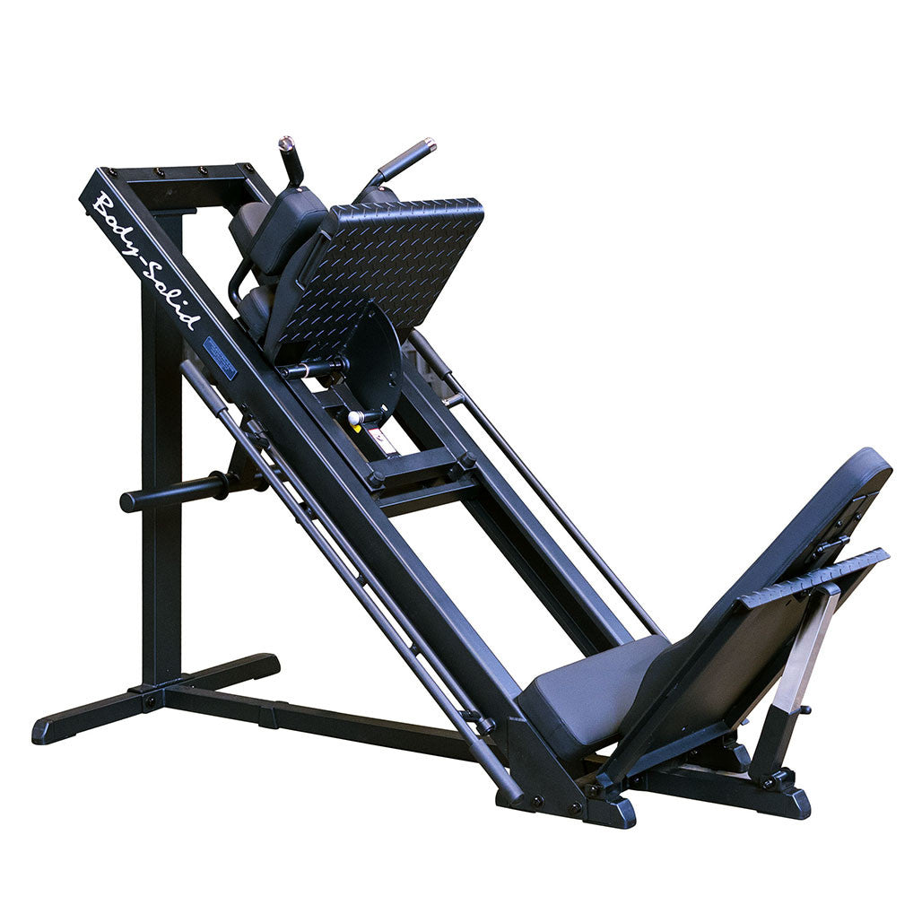 BodySolid Pro Club Leg Press - Hack Squat Combo Black Frame-2026 Model