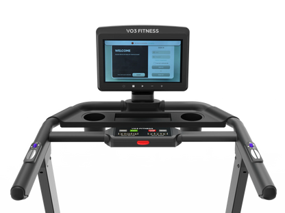 VO3 Fitness T50e Folding Treadmill + Air Bike