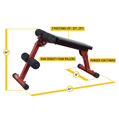 BodySolid Best Fitness Ab Crunch Bench