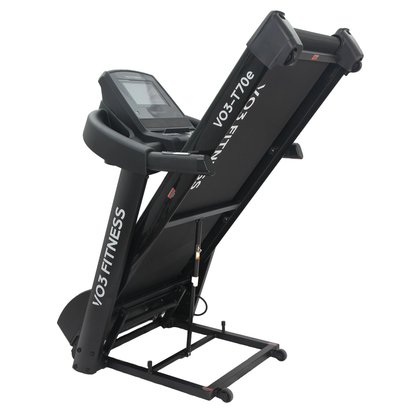 VO3 Fitness T70e Folding Treadmill + Free Air Bike