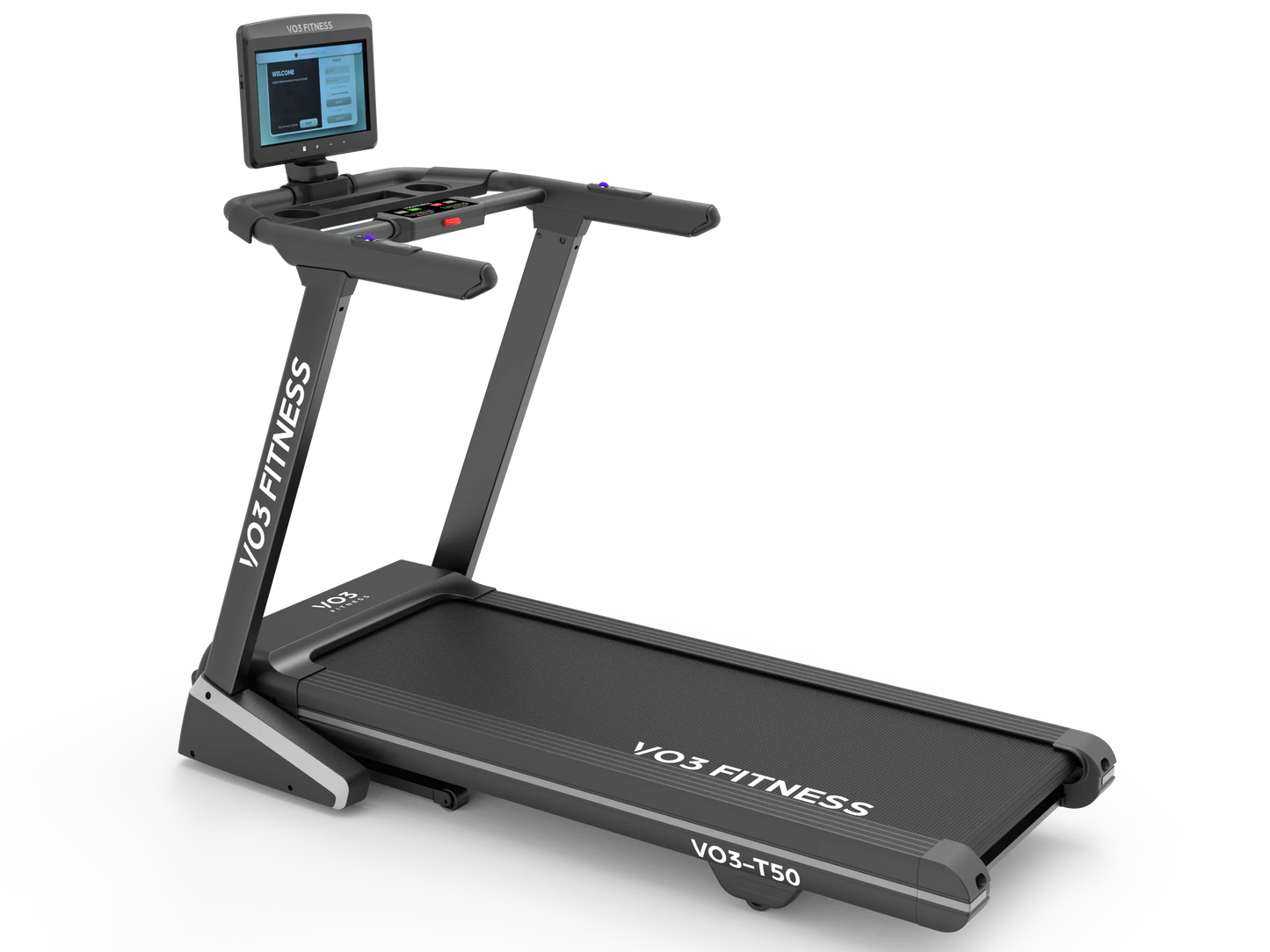 VO3 Fitness T50e Folding Treadmill + Air Bike