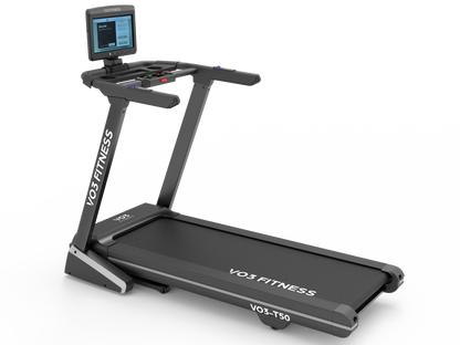 VO3 Fitness T50e Folding Treadmill + Air Bike