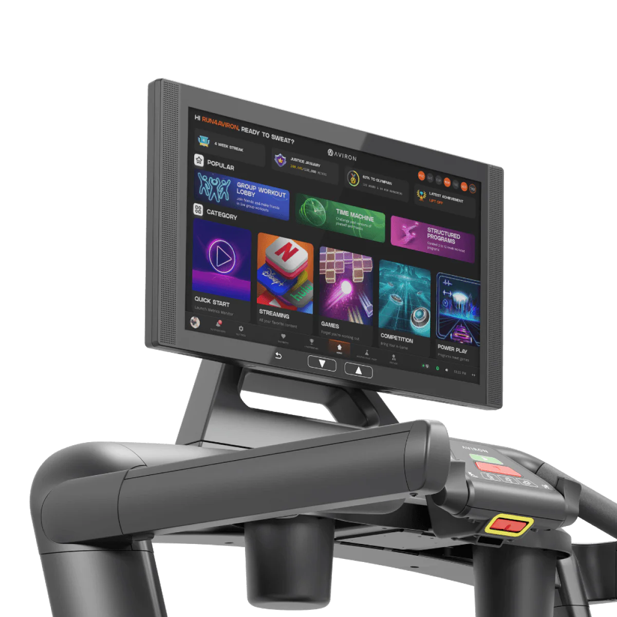 Aviron Victory Treadmill- Gaming and Entertainment Treadmill