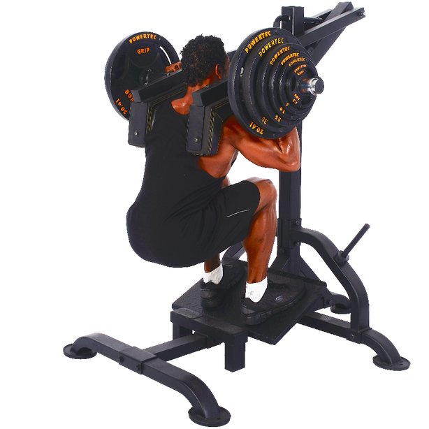 Powertec Leverage Squat Standing Calf Raise Forte Fitness Equipment