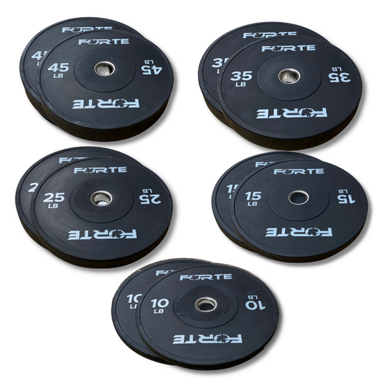 Forte Fitness Hi Performance Bumper Plate Sets