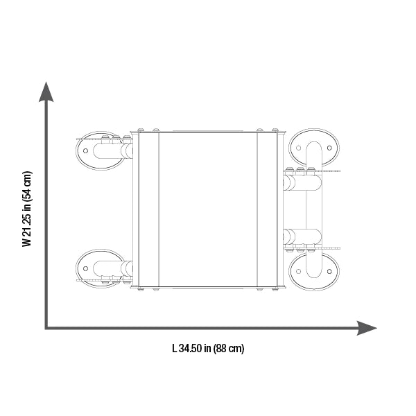 Hoist Cable Attachment Storage Rack