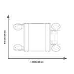Hoist Cable Attachment Storage Rack