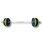 Urethane Competition Bumper Plate Set with bar - 305lbs
