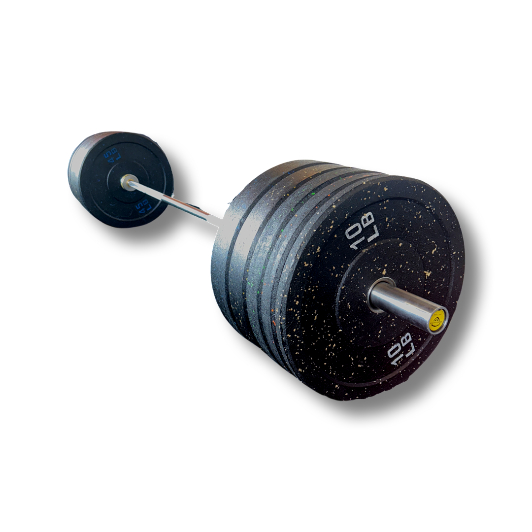 Summit Series Colour Bumper Plate Set with Bar - 305lbs