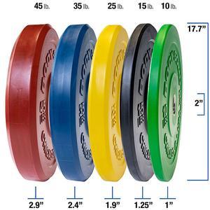 Chicago Extreme Hi Temp Color Bumper Plate Sets