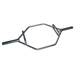 Olympic Shrug Hex Bar- Raised Handles and Zinc Finish