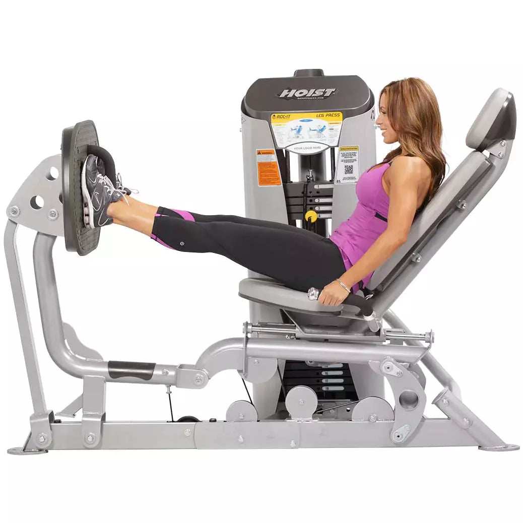 Hoist Fitness Roc IT Leg Press Upholstery Color Option Black Hoist Fitness