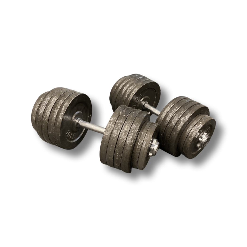 Forte Fitness Spin Lock 110lb/220lb Adjustable Dumbbell Sets