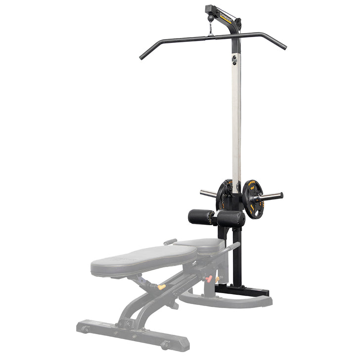 Powertec utility bench hotsell with leg attachment