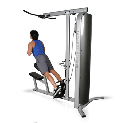 Inflight Fitness Multi Lat Pulldown, Low Row, Arm Curl and Hyper Extension