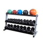 BodySolid Pro Dumbbell Rack- 2 tier (optional 3 tier)