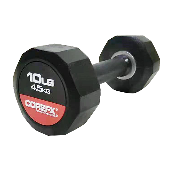 COREFX 12- Sided Rubber Dumbbell